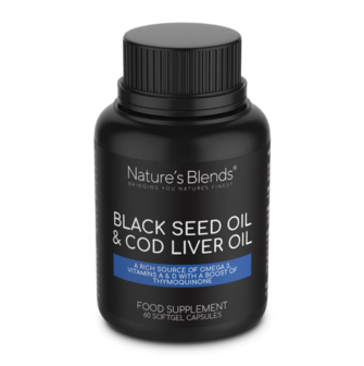 Black Seed Oil &amp; Cod Liver Oil 60 capsules