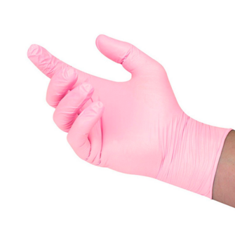 Nitril Handschoen Roze (100stuks)