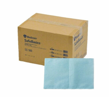 SafeBasics Tissue/Poly Head Rest Covers (500 pieces)