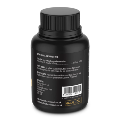 Black Seed Oil 60 capsules